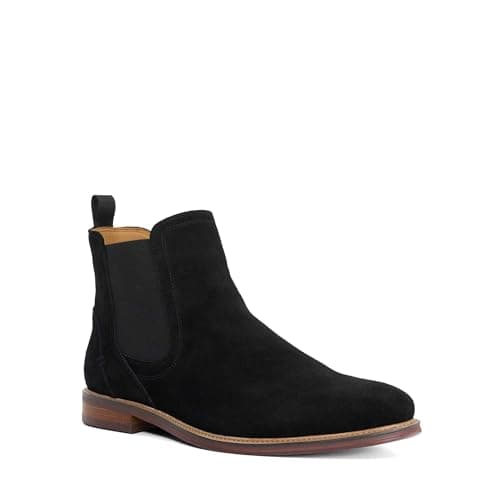 Image of Dune London Mens MCKINLEY Formal Leather Chelsea Boots Size UK 8 Suede