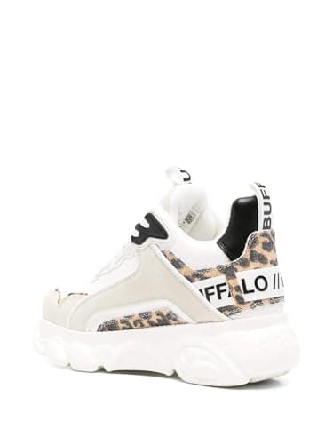 Image of Buffalo Cld Chai - White/Beige/Leo Synthetic, White, 5 UK