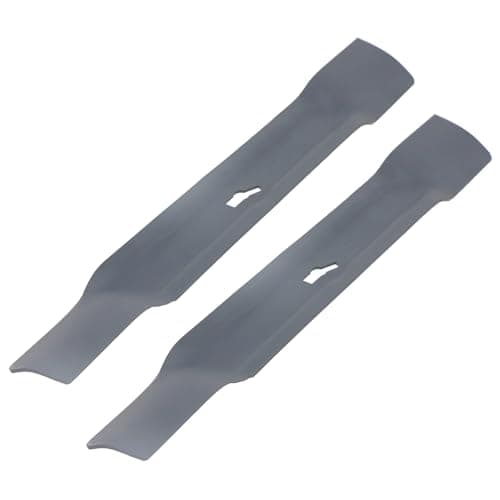 Image of SPARES2GO Metal Blade Compatible with Qualcast RM32 M2E1032M M2E1232M E32 M2E1232M Lawnmower (32cm, Pack of 2)