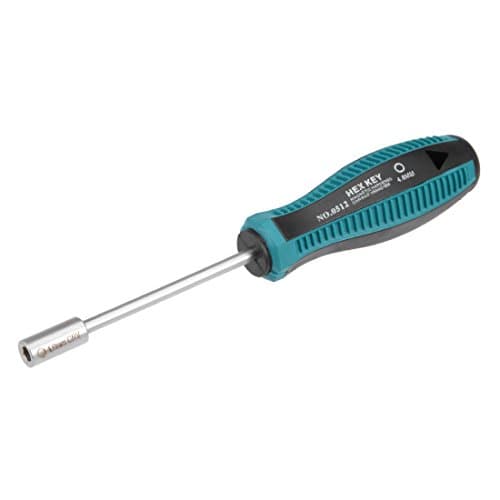 Image of sourcing map 4mm Non-Magnetic Tip Six Point Hex Nut Driver with 3-Inch Round Shaft