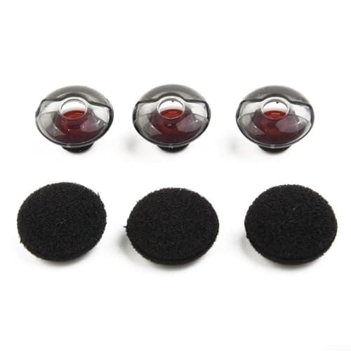 Image of Replacement Silicone Earbud Tips for Plantronics For Voyager 5200 5220 Headsets Designed to Reduce Ambient Distractions Effectively (3pc l (16mm))