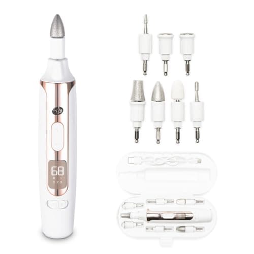 Image of Precision Pro Electric Nail File, USB Electric Nail Files, Low Vibration E-File Nail Drill for Acrylic, Gel & Natural Nails, Adjustable Speed, Manicure Pedicure Kit, Beginner Friendly