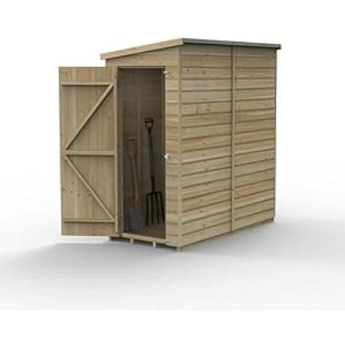Image of Forest Garden Beckwood 6x3 Pent Shed | No Windows |25 Year Anti-Rot Guarantee