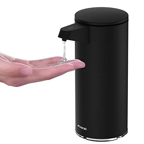 Image of AIKE AK1333 280ml Automatic Soap Dispenser USB-C Rechargeable, Stainless Steel Soap Dispenser, Touchless Hand Soap Dispenser Liquid for Bathroom and Kitchen