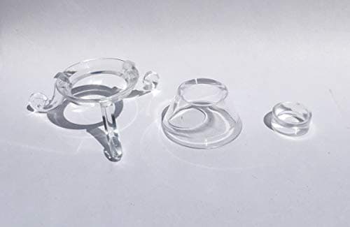 Image of Clear Acrylic Egg/ Sphere Display Stands - 3 Styles