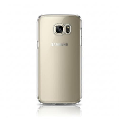 Image of Betron Clear Phone Case compatible with Samsung Galaxy S7, Slim Lightweight Shockproof TPU Cover with Raised Edges, Wireless Charger Compatible