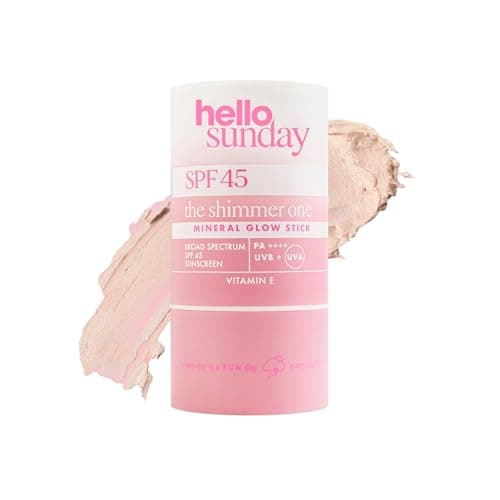 Image of Hello Sunday The Shimmer One 50ml | Mineral Glow Stick SPF 45 | Hydrating Winter SPF & Gifting Essential