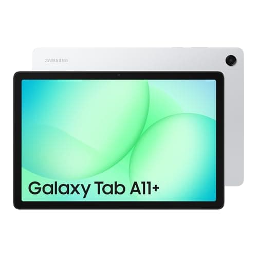Image of Samsung Galaxy Tab A11+, Android Tablet, AI Features, Sleek and Modern Design, 11 Inch 90Hz Display, 256GB Storage, 8GB Memory, With Dolby Quad Speakers, Silver, 3 Year Extended Warranty (UK Version)