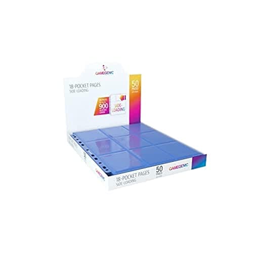 Image of GAMEGEN!C - Sideloading 18-Pocket Pages Display Blue (50) (Gamegenic GGS30004ML)
