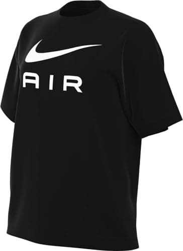 Image of NIKE DX7918-010 W NSW TEE AIR BF T-Shirt Women's Black Size M