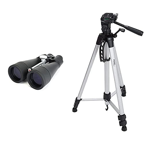 Image of Celestron 71018 SkyMaster 20 x 80 Binocular & Amazon Basics 60-Inch Lightweight Tripod with Bag