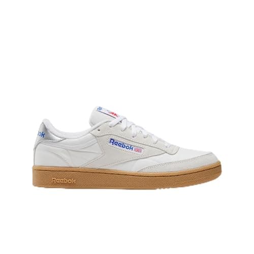 Image of Reebok Unisex Club C 85 Sneaker, Ftwrwhite Barelygrey Gum, 9.5 UK