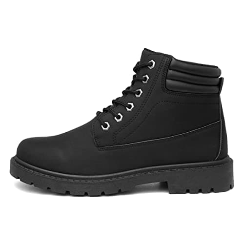 Image of Urban Territory Bill Mens Black Lace Up Boot - Size 7 UK - Black