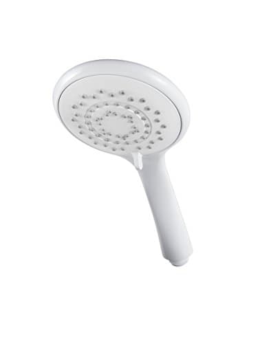 Image of Triton Showers Showerhead | Bathroom Accessory | Water | 5 Spray Patterns | High Pressure Shower Heads | 8000 Series | White Finish | Head Set | Shower Accessories