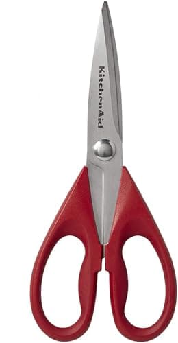 Image of KitchenAid KE351OHERA All Purpose Shears, Stainless Steel, Red/Black