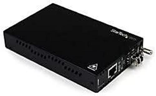 Image of StarTech.com Multimode (MM) LC Fiber Media Converter with SFP - OAM Management - 802.3ah Compliant - Gigabit Ethernet - 550m - 850nm (ET91000LCOAM)