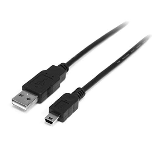 Image of StarTech.com 0.5m Mini USB 2.0 Cable - A to Mini B - M/M (USB2HABM50CM)
