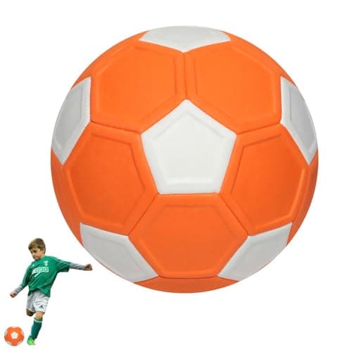 Image of Swerve Ball Curve Ball Indoor Football Size 5, Interactive Football Training Game with Soft Sponge Construction, Ideal for Backyard Play and Goalkeeper Practice Sessions, Circumference 64-65 cm 