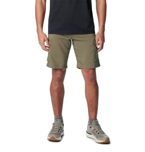 Image of Columbia Men's Silver Ridge Utility Cargo Short, Cargo Hiking Shorts, Stone Green, W36/L10