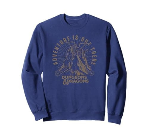Image of Dungeons & Dragons Adventure Is Out There Dragon Vintage Sweatshirt