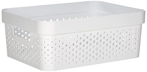 Image of CURVER | Infinity Box 11L, White, 35.6 x 26.6 x 13.6 cm, Recycled Plastic
