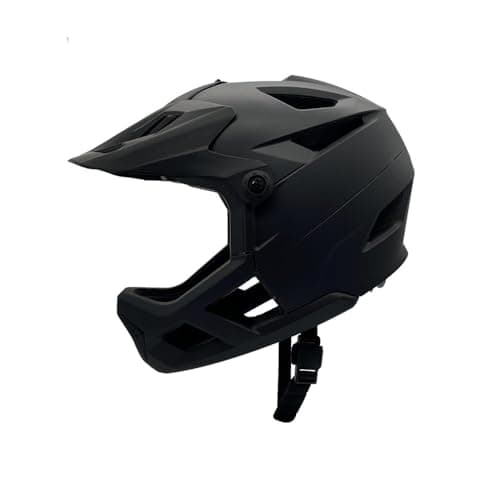 Image of Lixada Full Face Helmet for Adult, Mountain Bike Helmet for Men Women Lightweight Adjustable Visor and Goggle Port 55-59CM