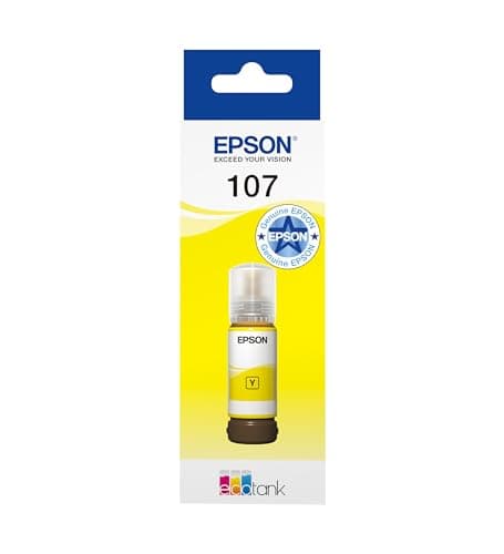 Image of Epson 107 Yellow Ink Cartridge EcoTank 70ml for ET-18100 - C13T09B440