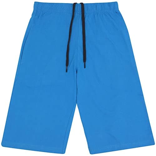 Image of A2Z 4 Kids Boys Shorts Cotton Stretch Casual Summer Knee Length - Shorts S07 Blue 7-8