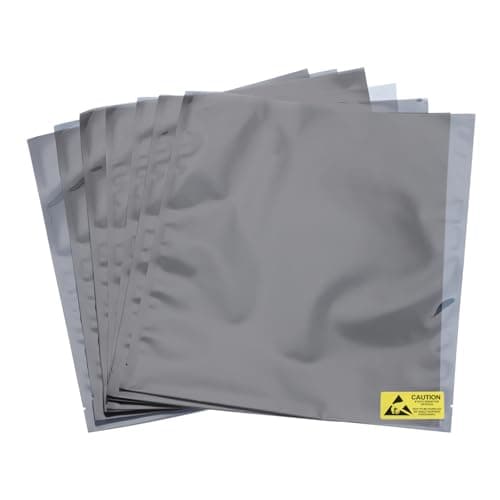 Image of sourcing map 20Pcs Anti Static Bags ESD Shielding Bag Flat Open Top Anti Static Bag for Electronic Devices 8.3x9.4 Inch(210 * 240mm)