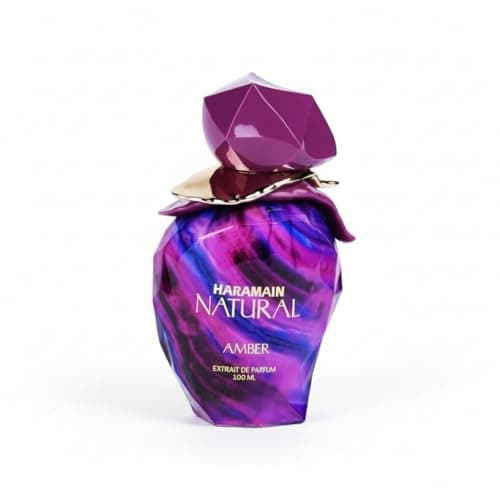 Image of Al Haramain Natural Amber Extrait De Parfum 100ml | Elegant Arabian Women’s Perfume | Premium Floral Fruity Amber Fragrance with Sandalwood & Musk | Long Lasting Scent