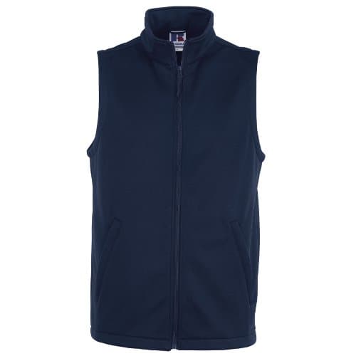 Image of Russell Mens Smart Softshell Gilet Jacket (M) (French Navy)
