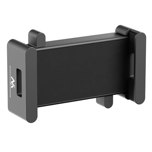Image of Maclean MC-991 universal tablet holder compatible with VESA mounts. Adjustable to fit tablets from 4.7 to 15 inches