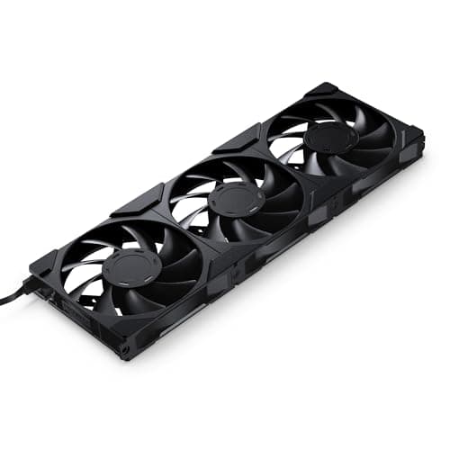 Image of PHANTEKS M25 PC Fan 120mm 3-Pack – Gaming PC Fan Black | PWM Fan - up to 2,000 RPM - Modular System - High Airflow - Low Vibration - Quiet