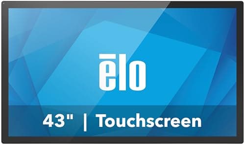 Image of Elo 4304L - 43" Touchscreen Signage - TouchPro PCAP Anti-Friction, 40 Touch, 1920 x 1080, Black