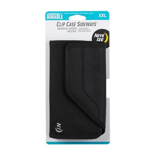 Image of Nite Ize Case for Larger Format Smartphones - Retail Packaging - Black/Black