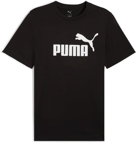Image of PUMA Men's Essentials Logo T-Shirt, Black, 4XL Big