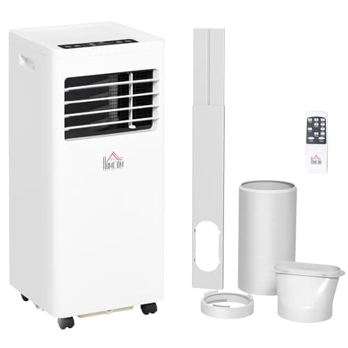 Image of HOMCOM Portable Air Conditioner 9000 BTU, 4-in-1 Cooling, Dehumidifier, Fan, Sleep Mode, Air Conditioning Unit with Digital Display & Remote Control, 24H Timer, Window Venting Kit, for Room up to 28㎡