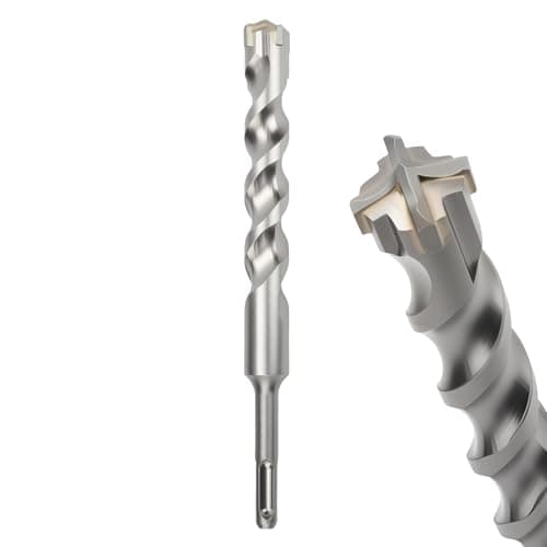 Image of MOXPIFY 20mm Masonry Drill Bit 210mm Long, Hammer SDS Drill Bit for Reinforced Concrete, Brick Walls, SDS Plus Shank (20mm x 210mm)