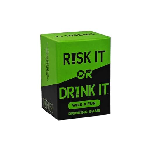 Image of Nhemeylp Risk It or Drink It, Fun Drinking Games for Adults, Drinking Card Games, Hilarious Dares And Drinking Game for Adults College Party Game, Adult Card Party for Games Nights