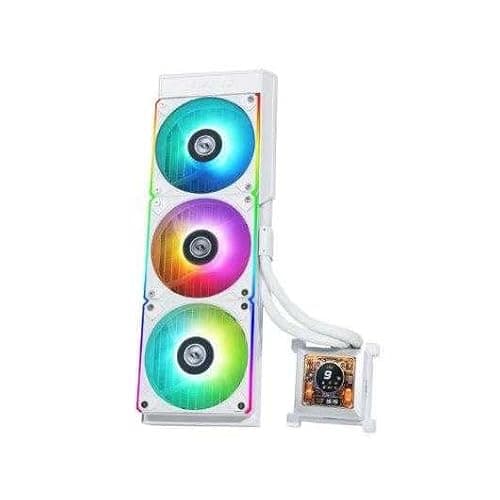 Image of Lian Li HydroShift II LCD-C 360R White All In One CPU Cooler - 360mm