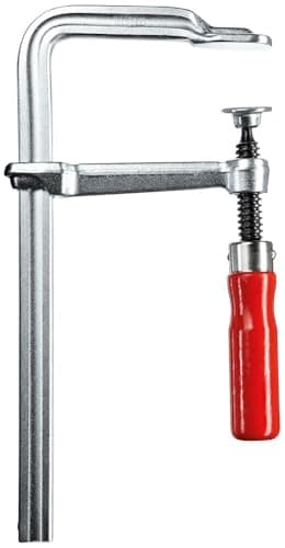 Image of Bessey GS16 Classix GS All-Steel Screw Clamp, Red/Black, 160/80 mm