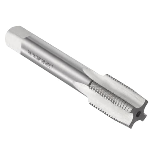 Image of sourcing map Hand Taper Tap 7/8"-14 UNF 2B Thread Taper Style Taps Straight Flute Screw Tapping Threading Tool High Speed Steel HSS6542