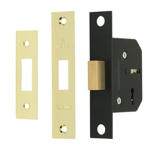 Image of Sterling MLD325 2.5-inch/65mm 3-Lever Deadlock - Brass