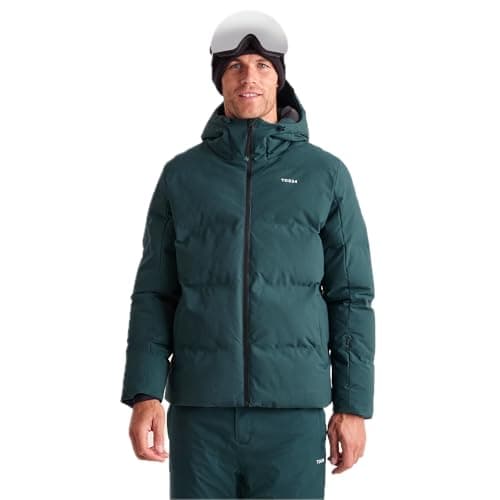 Image of TOG24 Davos Men's Ski Jacket, Windproof, Insulated with Hood, with Snowskirt & Pass Pocket