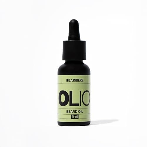 Image of IL BARBIERE Natural Beard Oil for Men 30ml OLIO Organic - Moustache Oil Beard Care Softener to Nourish Skin, Hair, and Stop Itch - Vegan, Cruelty Free, Beard Growth Oil Scented Sandalwood