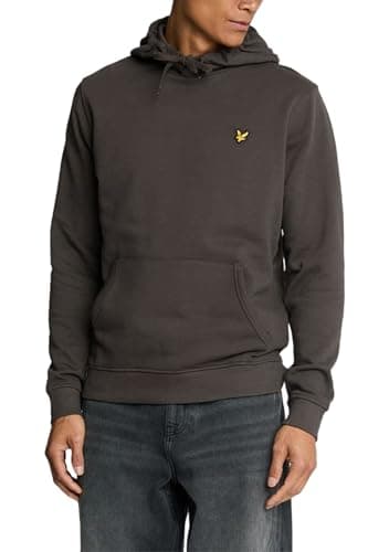 Image of Lyle & Scott Mid Layers Pullover Hoodie W635 Gunmetal, XL