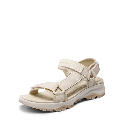 Image of DREAM PAIRS Womens Sandals Light Weight Hiking Sandals for Women Comfortable Athletic Quick-Drying Walking Water Sandals With Hook,Size 9,Beige,SDSA2320W