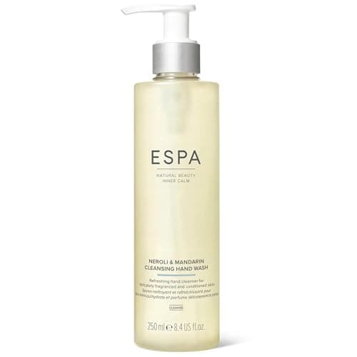 Image of ESPA Neroli & Mandarin Cleansing Hand Wash 250ml | Coconut Cleanser, Essential Oils & Moisturising Sugar Beet Extract | Refreshing, Softening Daily Hand Soap with Natural Ingredients