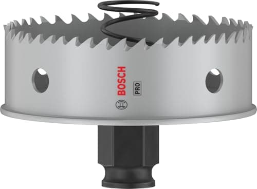 Image of Bosch 1x PRO Sheet Metal Power Change Plus Hole Saw (for Stainless Steel Sheets, Steel Sheets, Ø 79 mm, Professional Accessory Rotary Drill/Drivers)