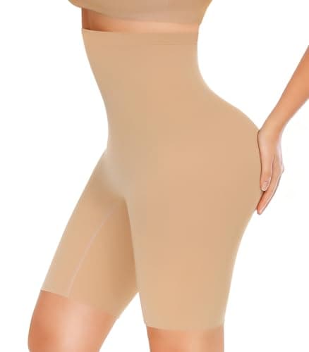 Image of Annsuki Tummy Control Knickers,High Waisted Shapewear for Women Body Shaper,Butt Lifter Slimming Seamless Shaping Underwear Nude